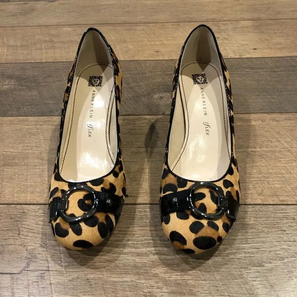 Anne Klein iFlex Fielding Animal Print Pump Heels - Picture 3 of 6
